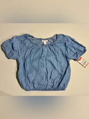 Cat & Jack Light Wash Chambray Top